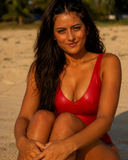 Scarlet Sculpt One Piece Swimsuit – Red